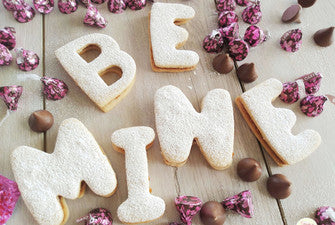 Letter-shaped Alfajor Cookie