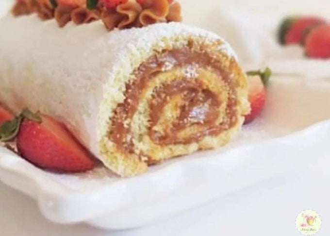 Dulce de Leche Roll Cake (Pionono)