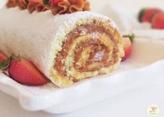 Dulce de Leche Roll Cake (Pionono)